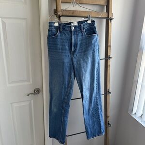 Abercrombie & Fitch Curve Love 90’s Straight Ultra High Rise Jeans